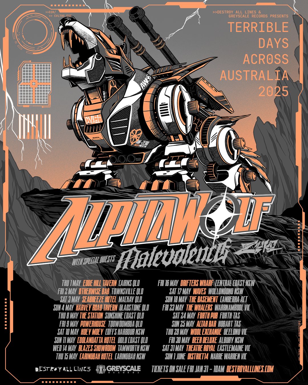 Alphawolfregional tour